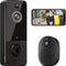 Smart Wireless Doorbell Camera with Chime and Video Security, Black